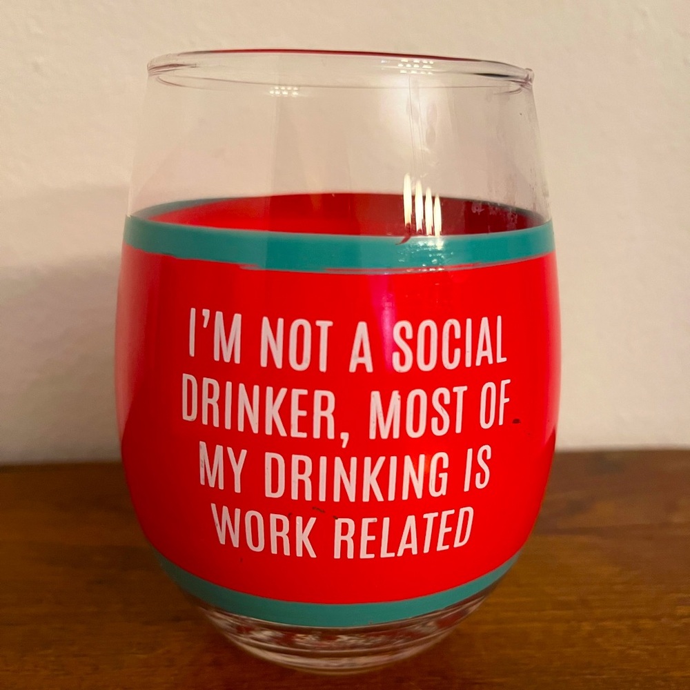 🍷 Say What Hilariously Relatable Cheeky Fun Unique Stemless Wine Glass 470mL